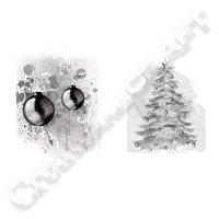 Spellbinders 3D Stamps - Christmas Tree & Ornaments 373902