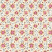 spring diaries sunflower dove white fat quarter by groves 375347