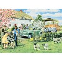 spring lambs 500 piece jigsaw puzzle