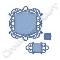 spellbinders sapphire decorative label 1 plus die set 388747