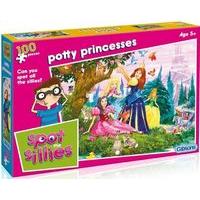 spot the sillies potty princesses 100pc jigsaw puzzle