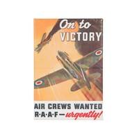 Spitfire On to Victory Fridge Magnet