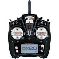 spektrum dx20 handheld rc 2 4 ghz no of channels 20 incl receiver