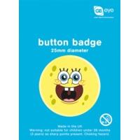 Spongebob Happy Button Badge