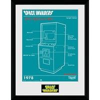 space invaders game poster