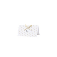 Sparkly Gold Place Card