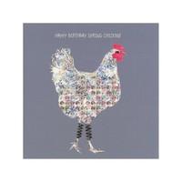 Spring Chicken Birthday Card