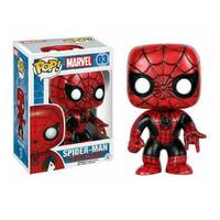 spider man red and black pop vinyl figure