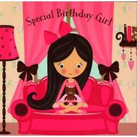 Special birthday girl card