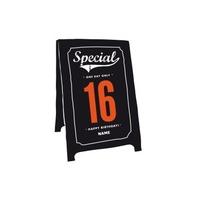 special 16th sign birthday card