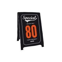 Special 80th Sign Birthday Card