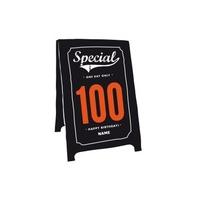 Special 100th Sign | One Hundredth Card