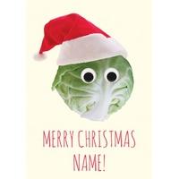 sprout personalised christmas card ch1051