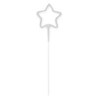 Sparkler Candle Star Silver