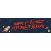 Space Adventure Personalised Party Banner