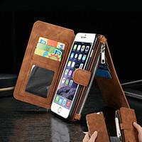 Split Magnetic Force Genuine Wallet Cards Leather for iPhone 7 7 Plus 6s 6 Plus SE 5s 5