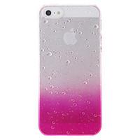 Special Design Water-drop Pattern Transparent Hard Case for iPhone 5/5S