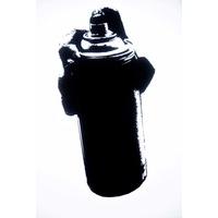 spray can by blek le rat