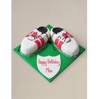 Sports Boots Cake - Red