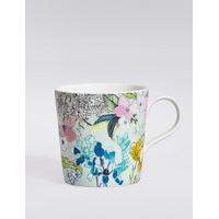 Spring Floral Blue Mug