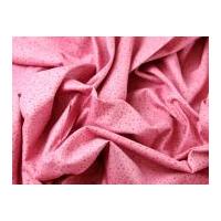 Spotty Dotty Print Cotton Poplin Dress Fabric Pink