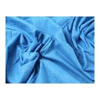 Spotty Pebble Print Cotton Poplin Dress Fabric Turquoise