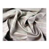 Spanish Stripe Linen Dress Fabric Beige