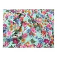Spanish Floral Print Chiffon Dress Fabric