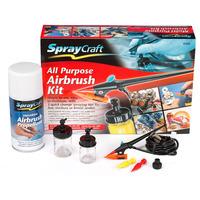 spraycraft sp20k multi tip all purpose airbrush kit