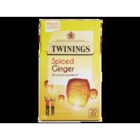 spiced ginger 20 single tea bags