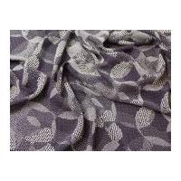 Spotty Spots Print Polyester Georgette Dress Fabric Mahogany