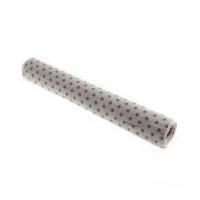 Spotty Print Cotton & Linen Fabric Roll 2m Blue on Natural