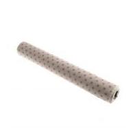 Spotty Print Cotton & Linen Fabric Roll 2m Pink on Natural