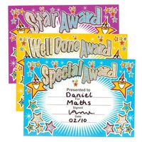 Sparkly Praise Certificates (Pack of 60)