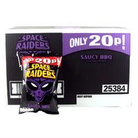 Space Raiders Saucy BBQ Flavour Cosmic Corn Snacks x 40