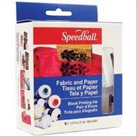 speedball fabric and paper block printing ink set 6 colours 265184