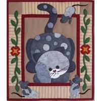 Spotty Cat Quilt Kit-15x13 230176