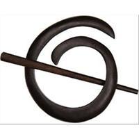 Spiral Shawl Pin-Ebony 230841