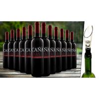 Spanish Cañadas Red Tempranillo Wine - 12 or 16 Bottles