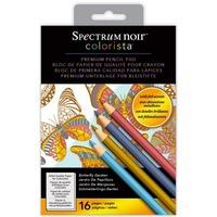 Spectrum Noir Colorista 5x7 Pencil Pad - Butterfly Garden