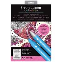 spectrum noir colorista a4 marker pad in full bloom