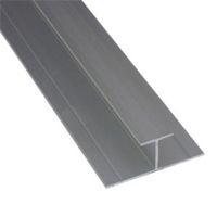 Splashwall Grey Shower Panelling Straight H Joint (L)2.42m