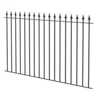 Spear Top Black Fence (L)1810mm