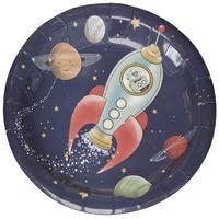 Space Adventure Party Paper Plates