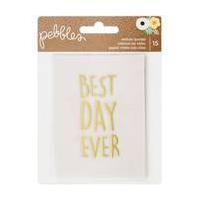 Spring Fling Gold Foil Vellum Quote Cards 15 Pieces