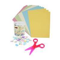 Spring Scissors Stickers and Card Bundle