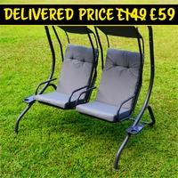 Sparta 2 Seater Swing Chair