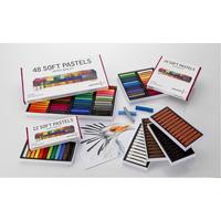 Specialist Crafts White Soft Pastels. Pack of 12