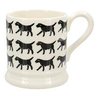 sponge black labrador row 12 pint mug