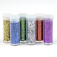 Specialist Crafts Standard Glitter Assortment. Pack of 6